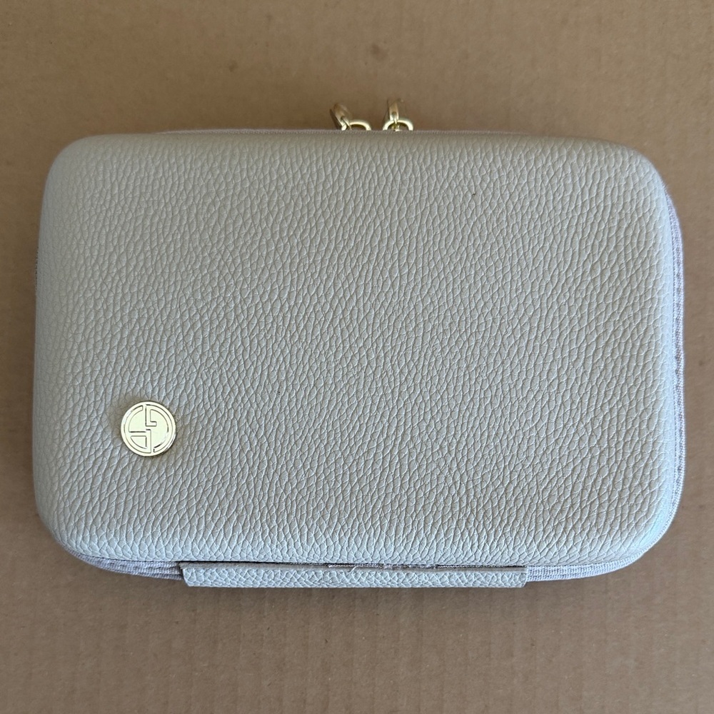 GIORGIO ARMANI x Eva Air Tan Hardshell Toiletry Bag